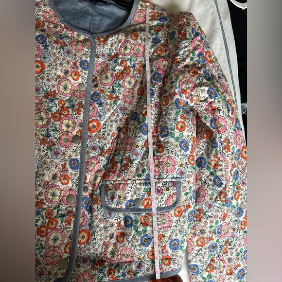 Talbot’s Floral Quilted Jacket - Picture 3 of 9